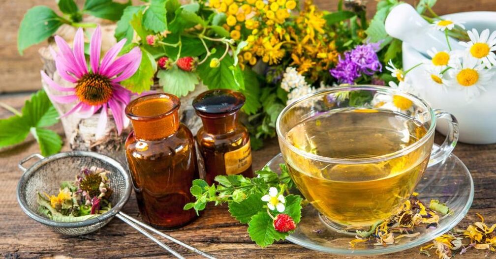 Herbal infusion for cervical osteocondrosis treatment