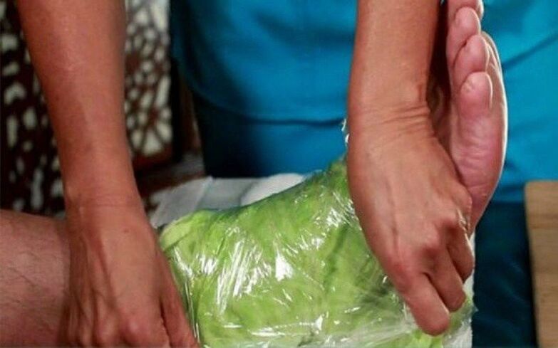 compress with cabbage leaves for osteoarthritis