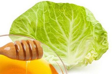 cabbage leaf with honey for hip arthrosis