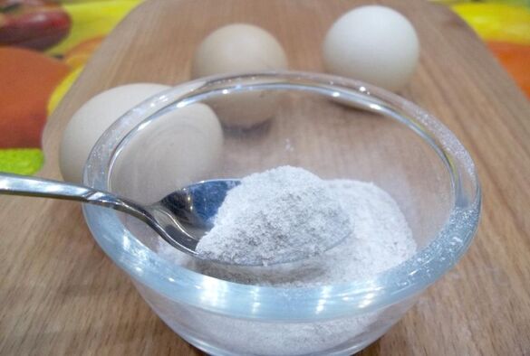 Crushed eggshell is a folk remedy for ankle arthrosis